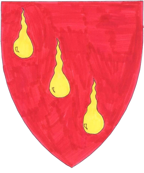 The arms of Nichola de Lyne
