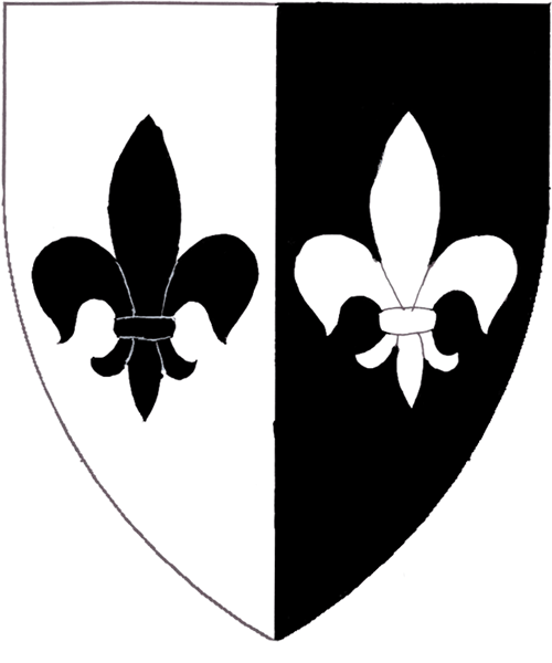 The arms of Nuala Borbon del Leon