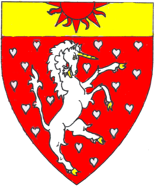 The arms of Olivia Longcaster