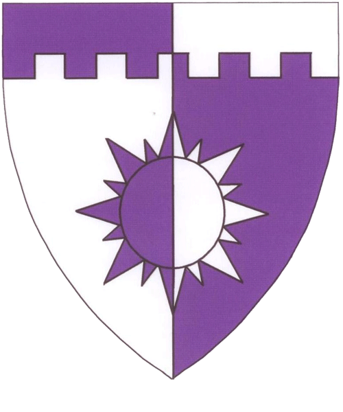 The arms of Oriana Nicola Courtenay