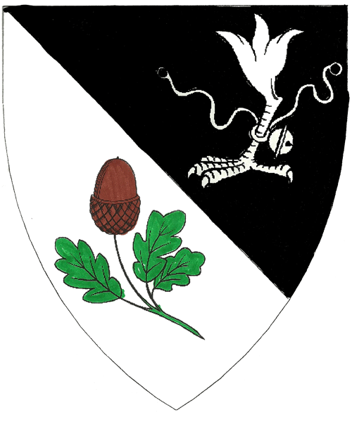 The arms of Peregrine Rose Falconer