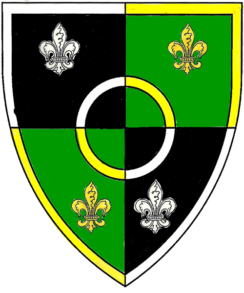 The arms of Perrin le Blanc
