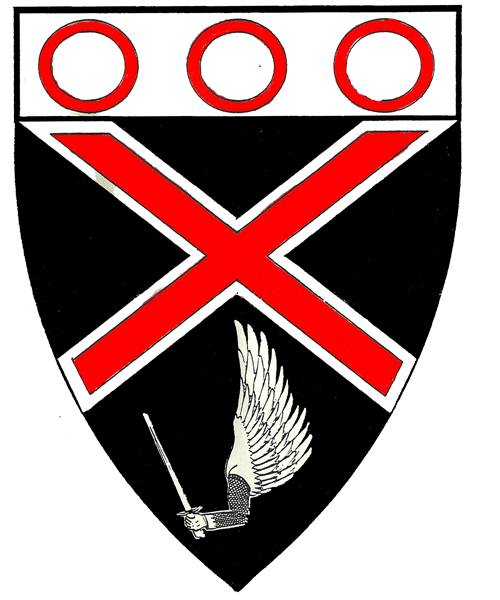The arms of Peter Hibben