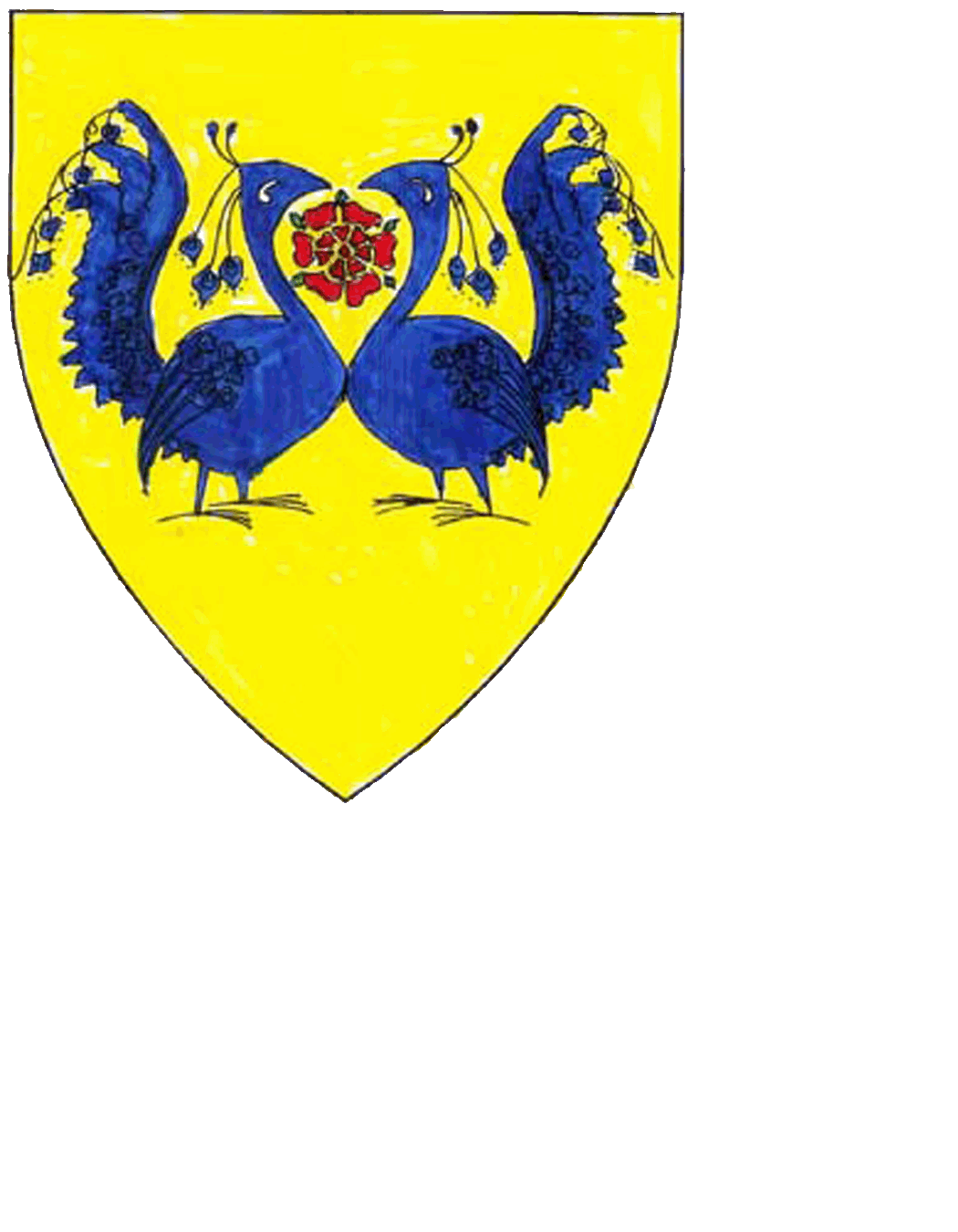 The arms of Petronel Harlakenden