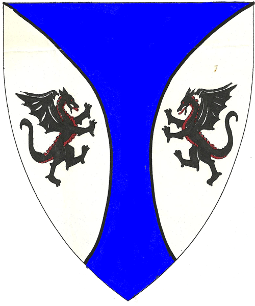 The arms of Portia de Audley