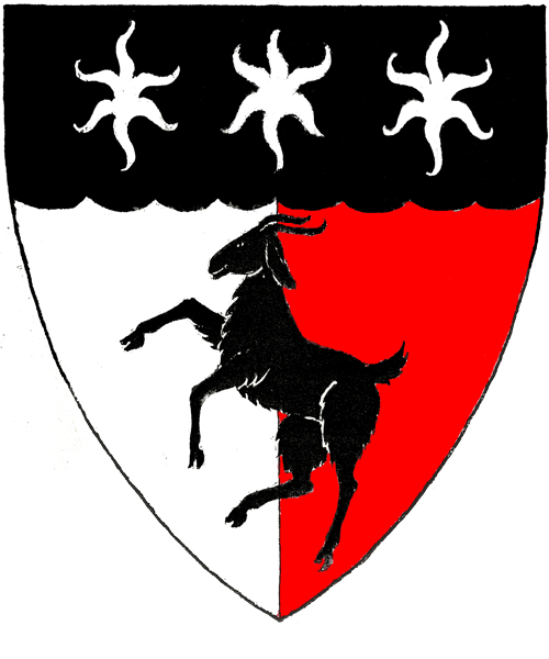 The arms of Rathyen de Bures of Acton