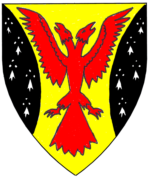 The arms of Rhys Liamson
