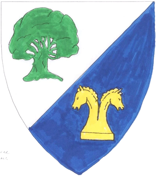 The arms of Richard Clerke of Rowanwood