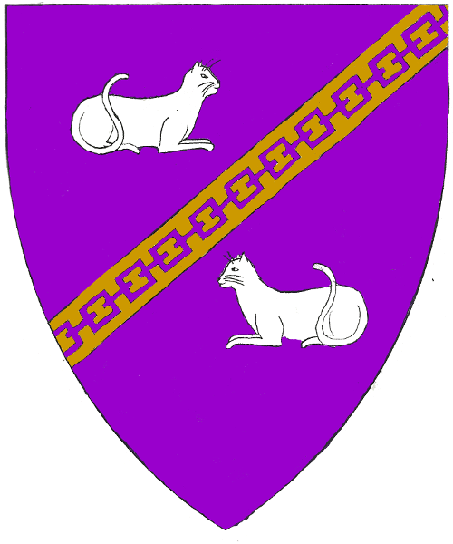 The arms of Robyn Lon Creighton of Thorndyke