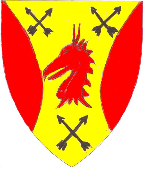 The arms of Rónán de Bhál