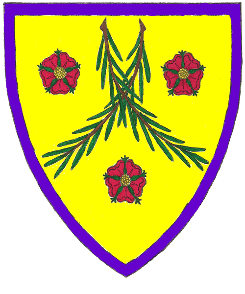 The arms of Rosemary Willowwood of Ste. Anne