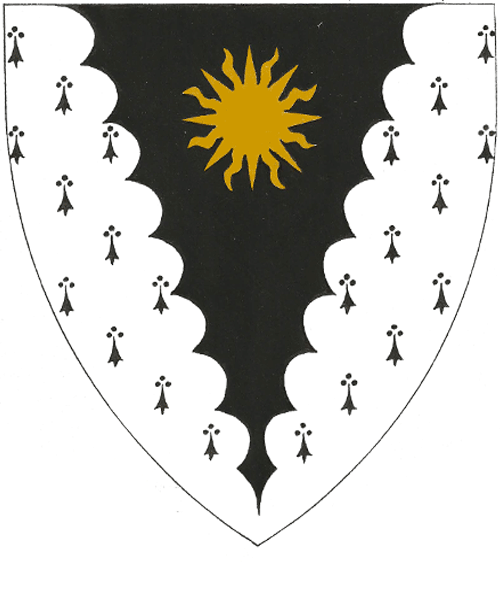The arms of Sarah de Montgomerie