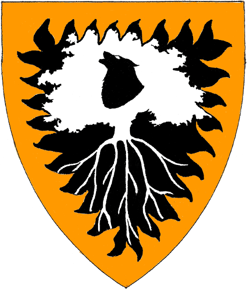 The arms of Scannlach Faolscátha