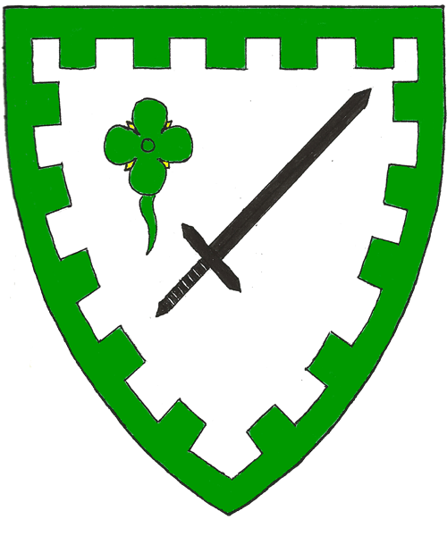 The arms of Seóinin Grewar of Loch Katrine
