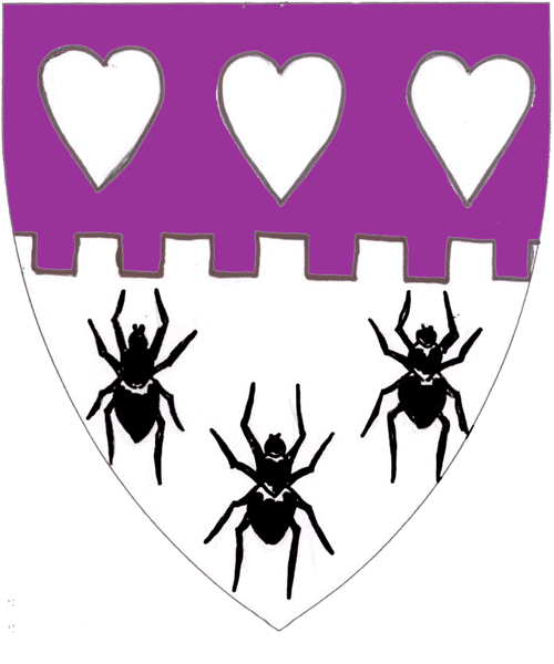 The arms of Serena de la Tour d'Yvoire