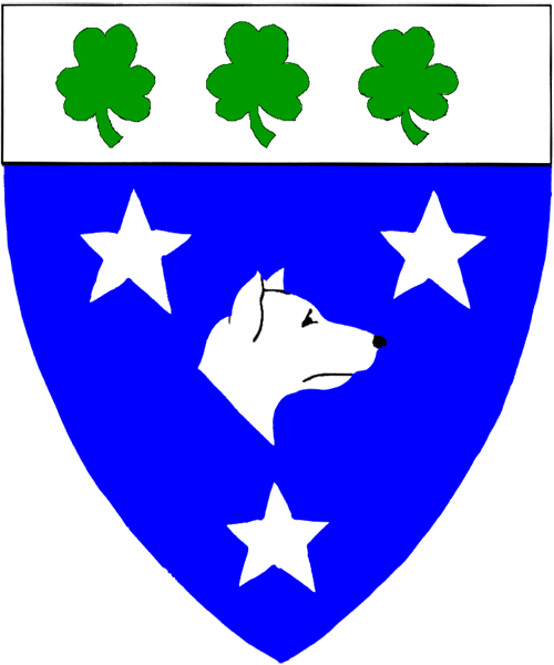 The arms of Shannon inghean Bhriain uí Dhuilleáin