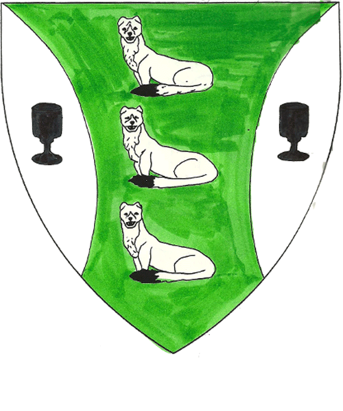 The arms of Sibylla Greystone of Stotesbury