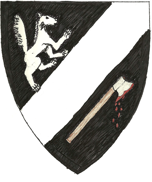 The arms of Sigurd Greywulfe