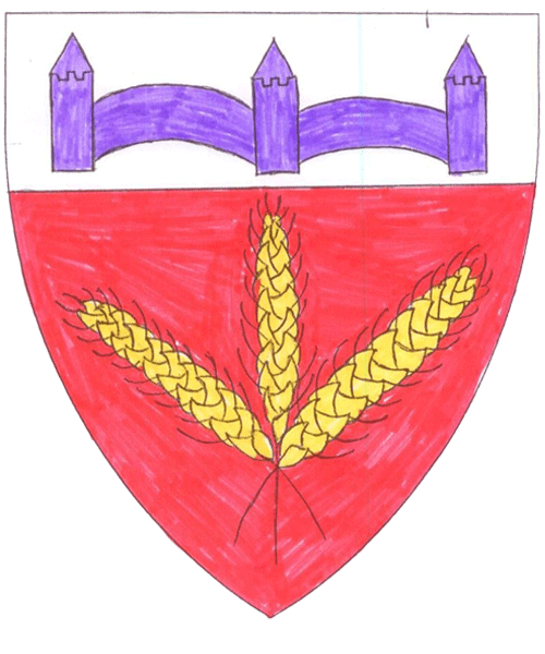 The arms of Siobhán Chantoiseau de Longpont sur Orges