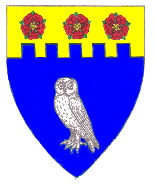 The arms of Siobhán inghean Robert