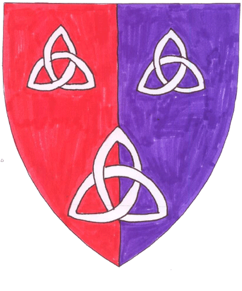 The arms of Siobhan ingen in Chamsroin