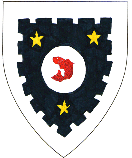 The arms of Tailefhlaith ingen Tressaig