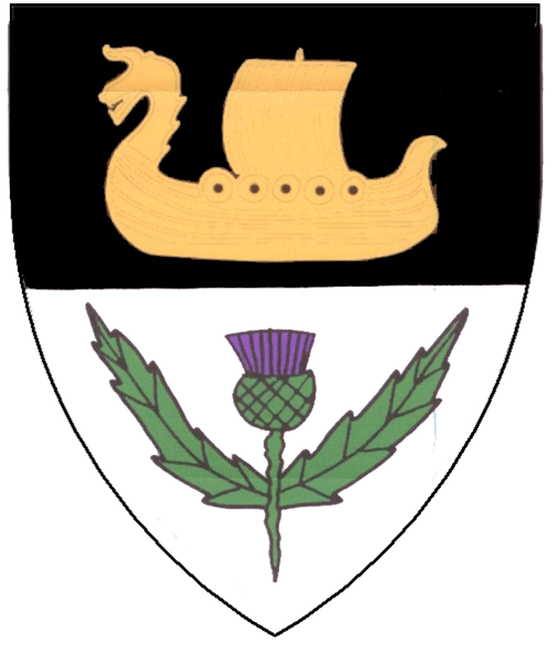 The arms of Tamlin Lochmaben
