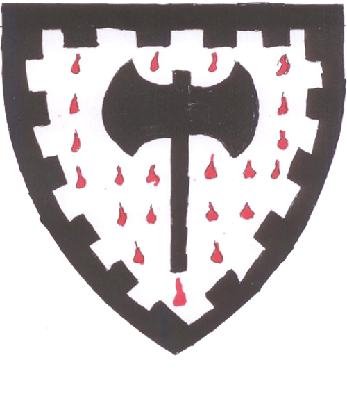 The arms of Theoddegn Bloodaxe