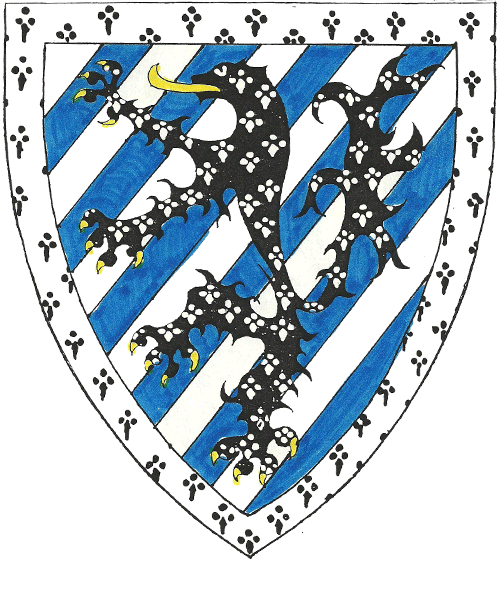 The arms of Thomas Ian Kelson of Greyholt