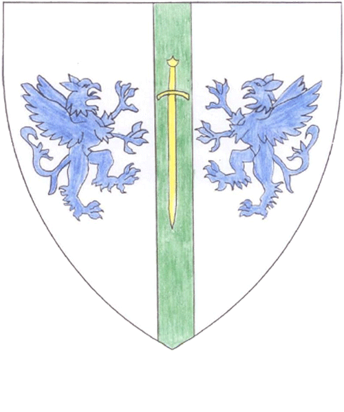 The arms of Tristan Gyles