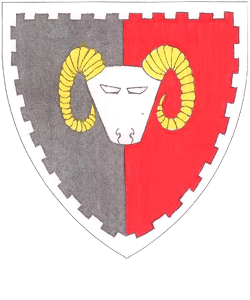 The arms of Tristram Faustus Chantereau