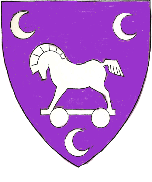 The arms of Troy of Nodham Whyre