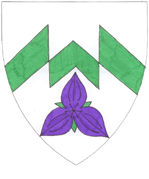 The arms of Tuilelaith ní Thanaidheáin