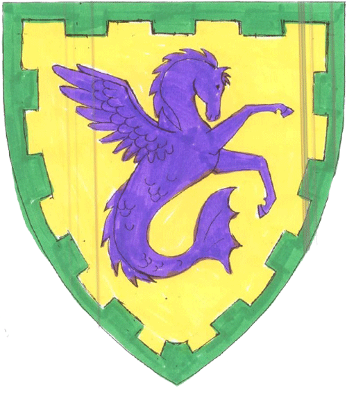 The arms of Uta Blackthorne