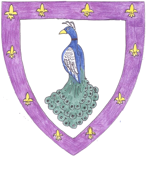 The arms of Viviana le Pryce