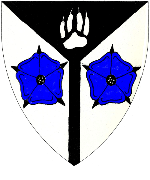 The arms of Wilhelm Krieger von den Blaurosen