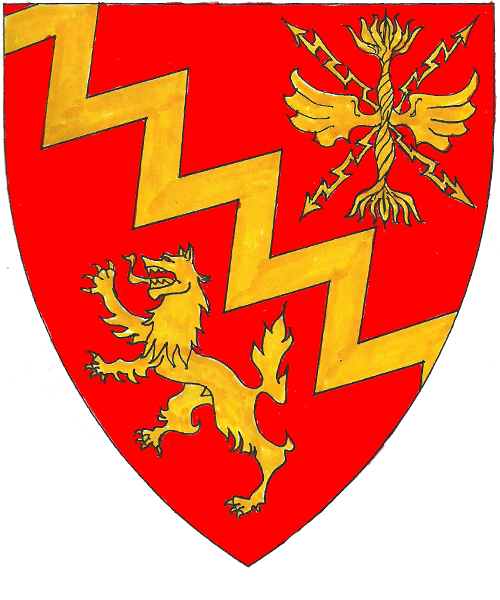 The arms of Wilihelm Roderick FitzLovel of Kerr