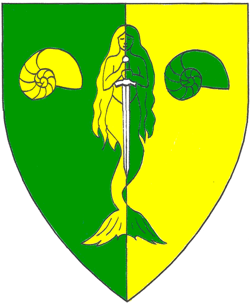 The arms of Winifred Elizabeth Harker