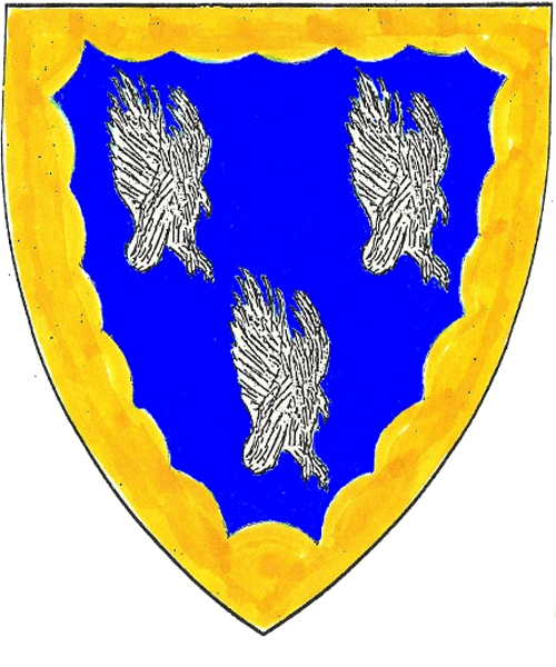 The arms of Wulfhere Slående Falk