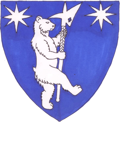 The arms of Wynne Snowmane of Ravens Keep