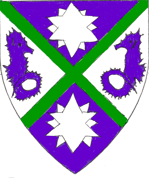 The arms of Ysenda MacLaran of Perthshire