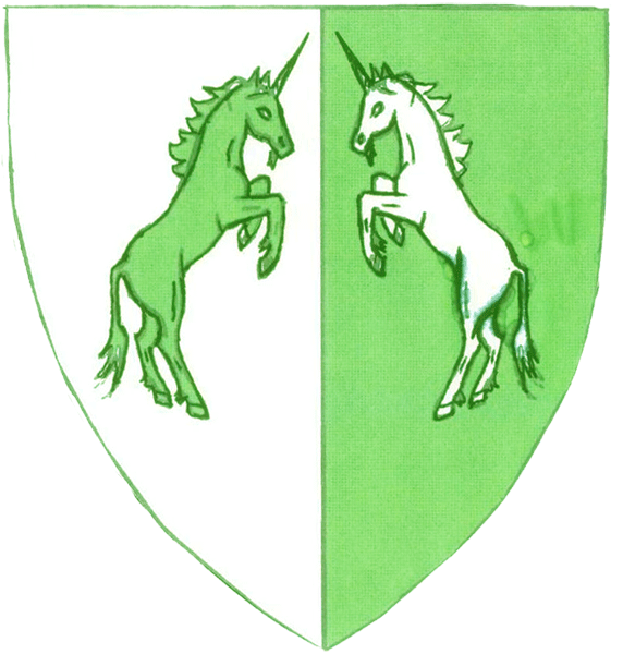 The arms of Ysolde Eileen de Lorraine