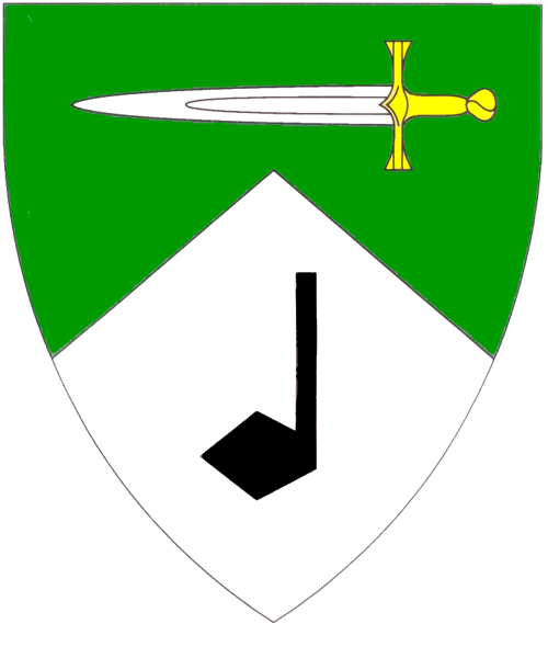 The arms of Ailerán Amargein