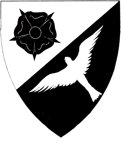 The arms of Aislinn Avia of the Sparrow Hawk