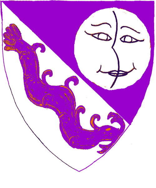 The arms of Albra Katerine Marie Isabelle Bautiste