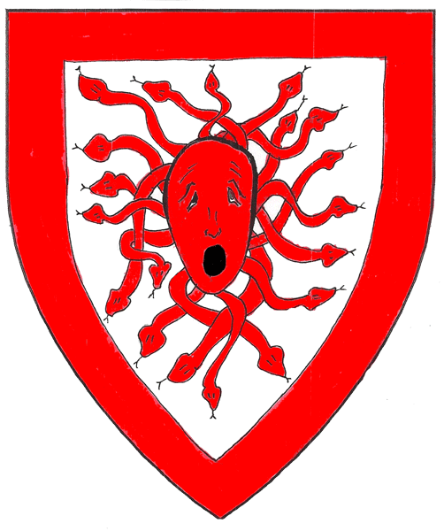 The arms of Athenais of Caid