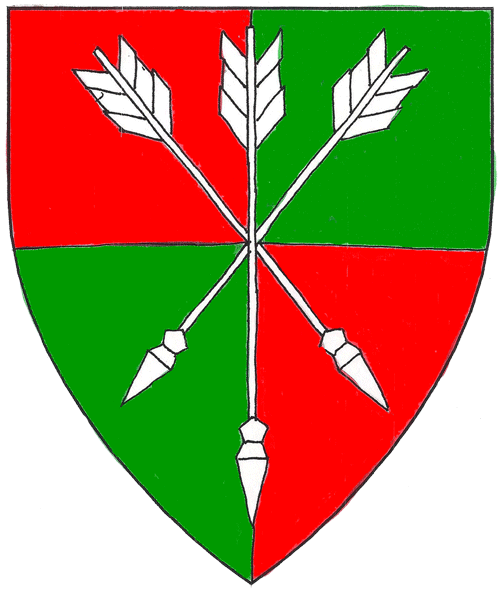 The arms of Dafyd ap Tomas